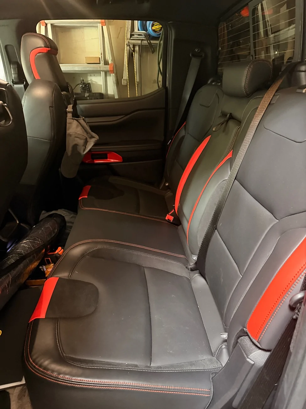 Ford Ranger Seats upgraded with Katzin leather with Degreez IMG_3246