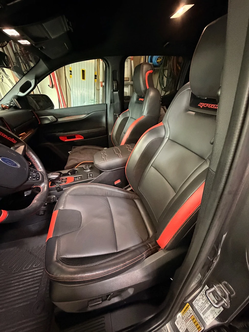 Ford Ranger Seats upgraded with Katzin leather with Degreez IMG_3247