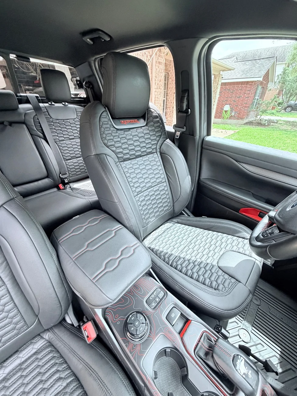 Ford Ranger Seats upgraded with Katzin leather with Degreez IMG_3365