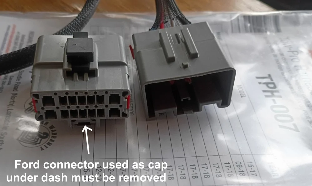 Ford Ranger Where's the 2026 Trailer Brake Control Plug? Brack Controller Connector ca