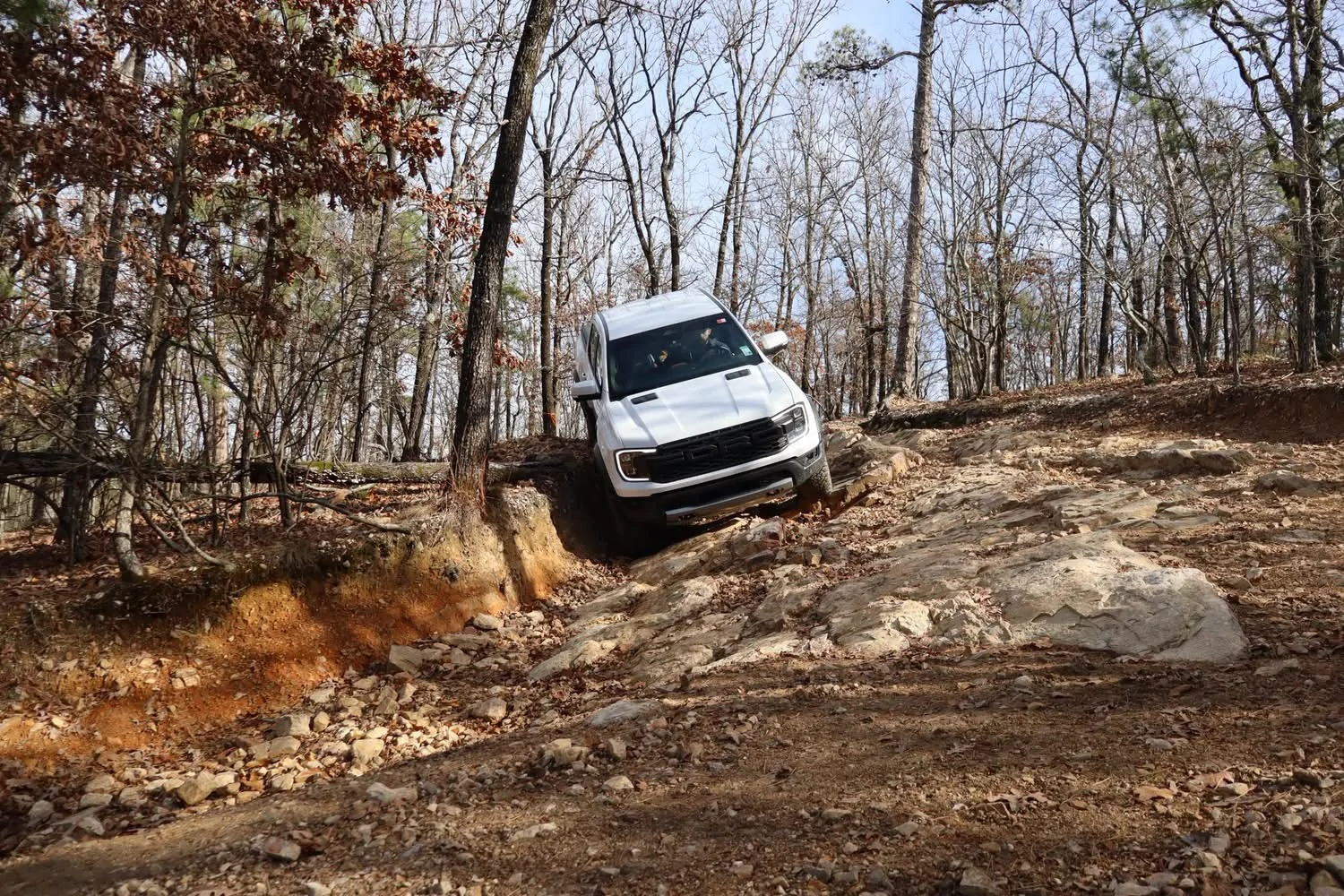 Ford Ranger 2024 Ranger Raptor at Hot Springs Off-Road Park with guide Donnie Jeep. IMG_0693