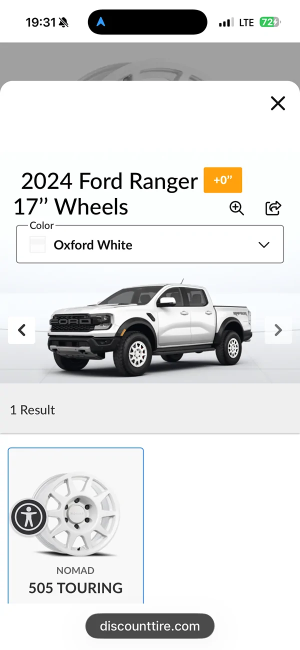 Ford Ranger Anyone running white wheels? IMG_0775