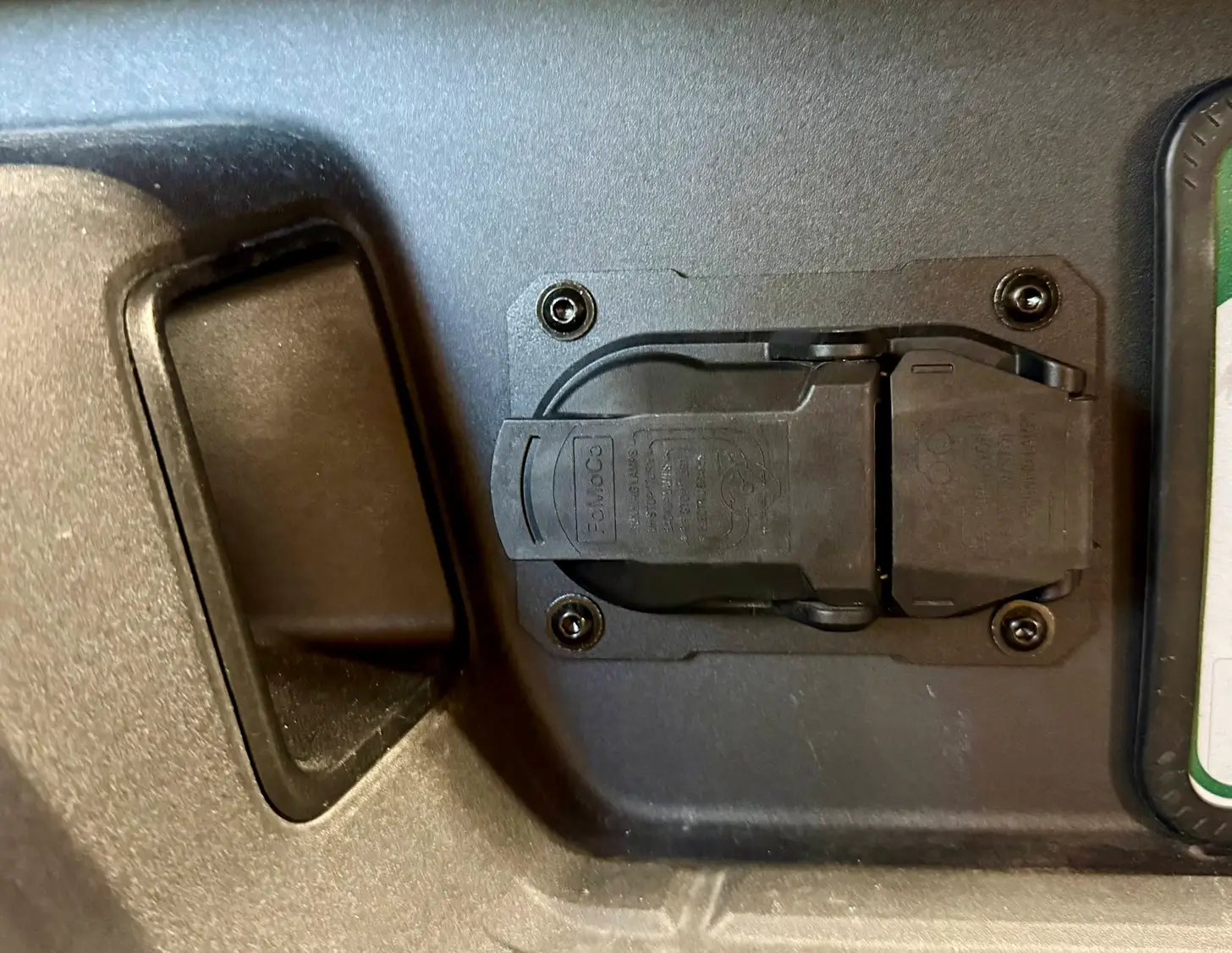 Ford Ranger American Adventure Lab Ford Ranger Trailer Plug Tuck Kit Install rraptor_trailer_plug_relocated