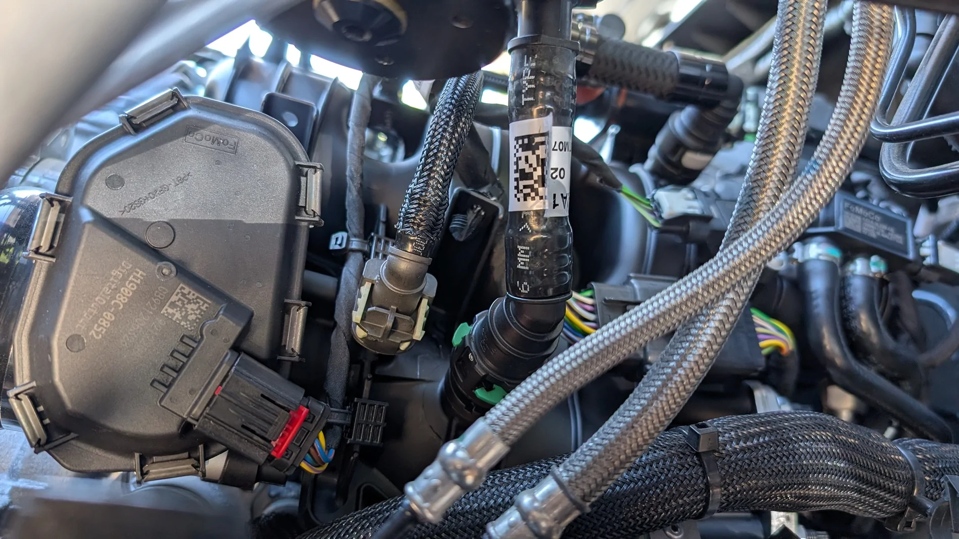Ford Ranger Gigs Performance Engineering GPE Ported TB/IM installed 2.3L PXL_20260508_215704958