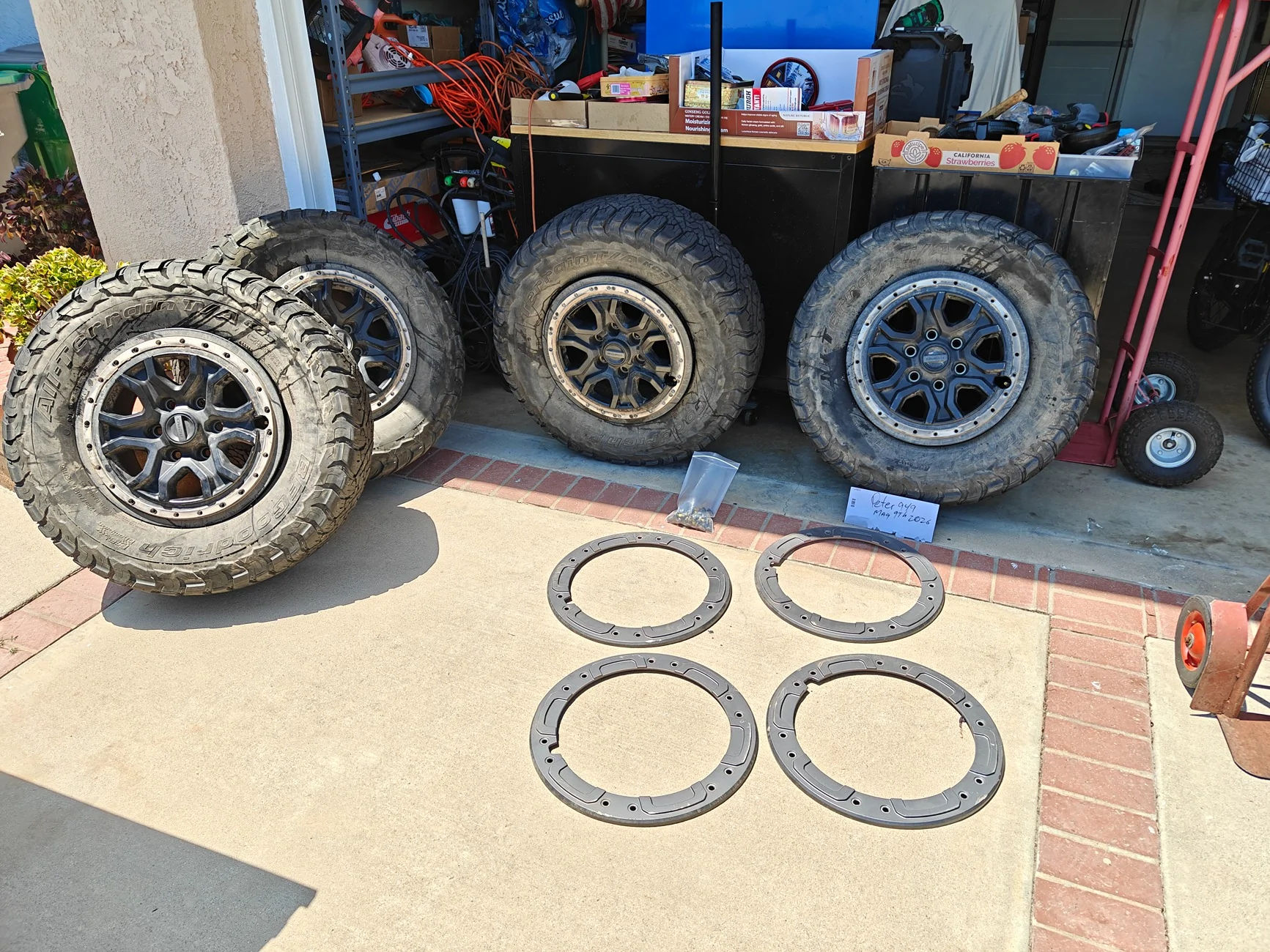 Ford Ranger 2024 beadlock capable with OEM tires 1000004434