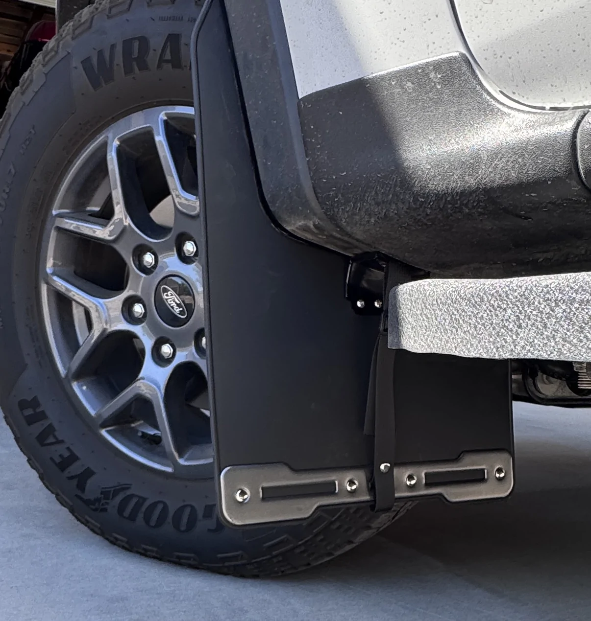 Ford Ranger 2025 Ford Ranger XLT Chinese Mud Flap Installation IMG_6007