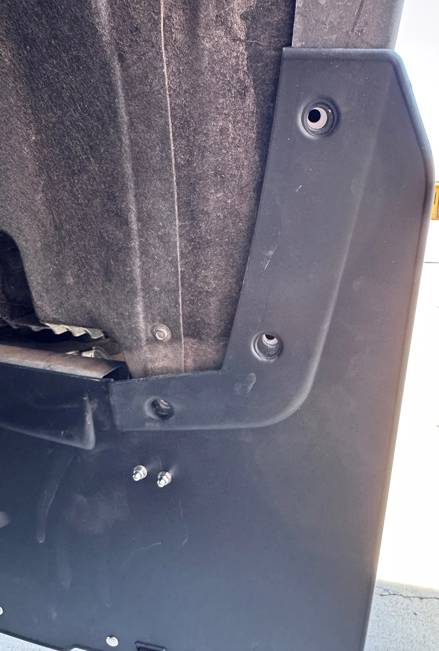 Ford Ranger 2025 Ford Ranger XLT Chinese Mud Flap Installation IMG_6004