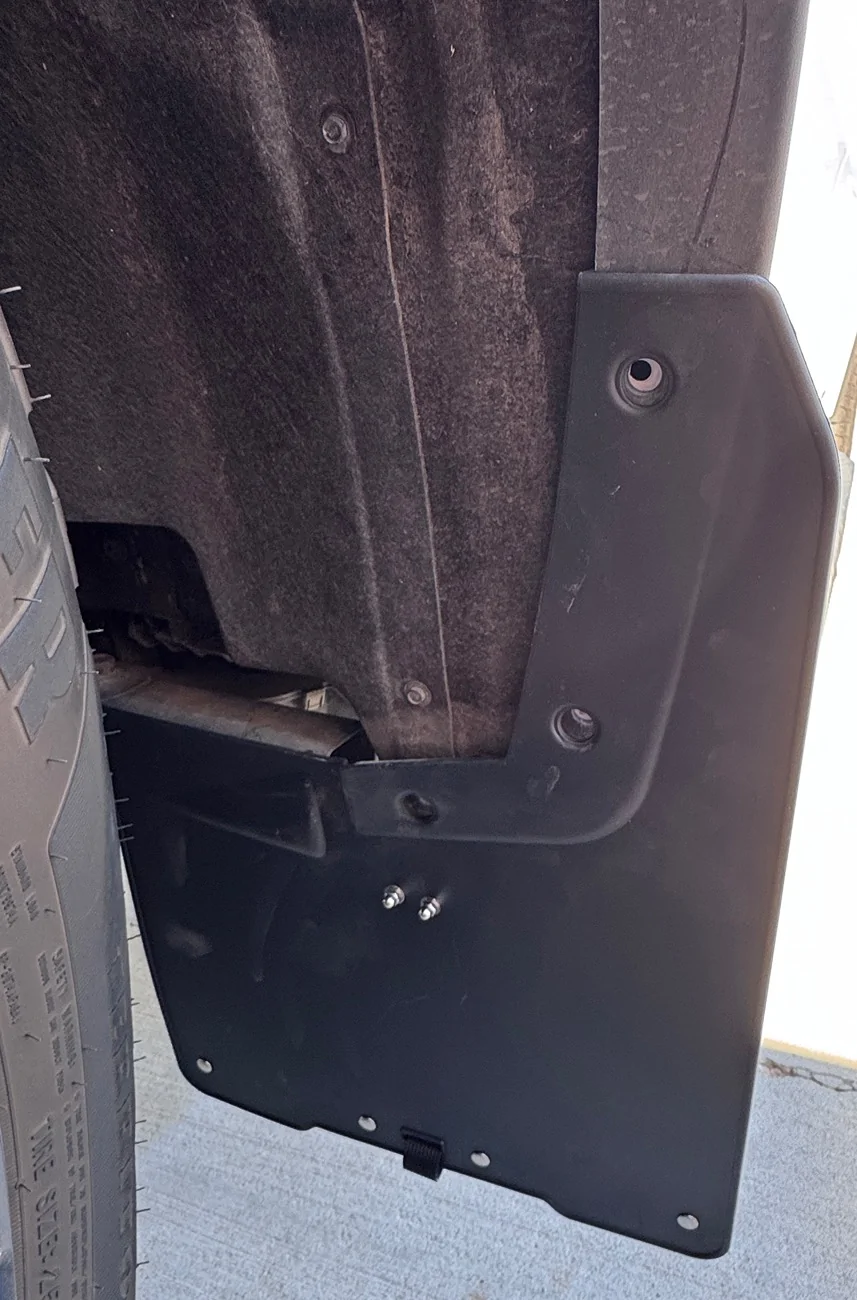 Ford Ranger 2025 Ford Ranger XLT Chinese Mud Flap Installation IMG_6006