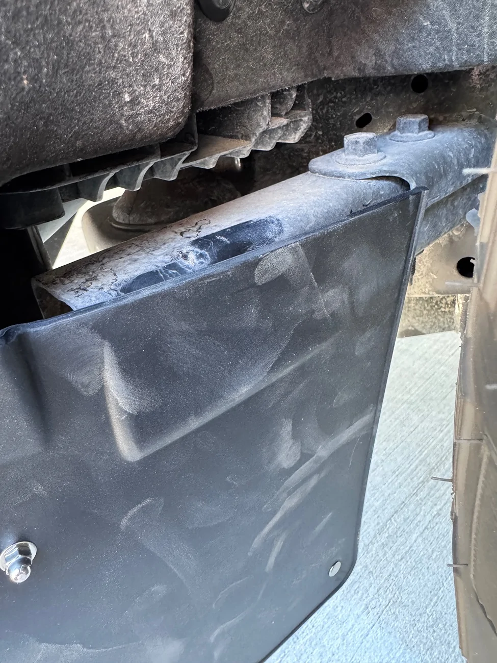 Ford Ranger 2025 Ford Ranger XLT Chinese Mud Flap Installation IMG_6016