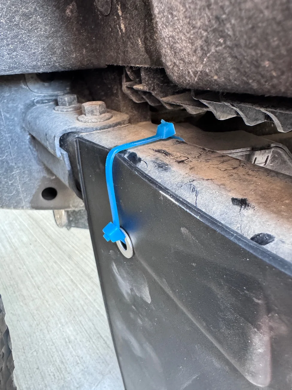 Ford Ranger 2025 Ford Ranger XLT Chinese Mud Flap Installation IMG_6017