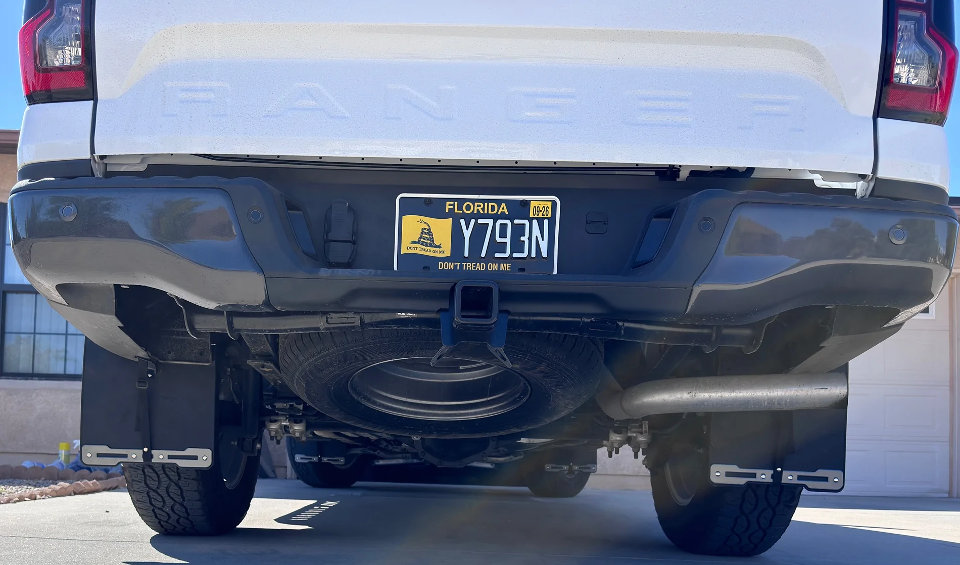 Ford Ranger 2025 Ford Ranger XLT Chinese Mud Flap Installation IMG_6012