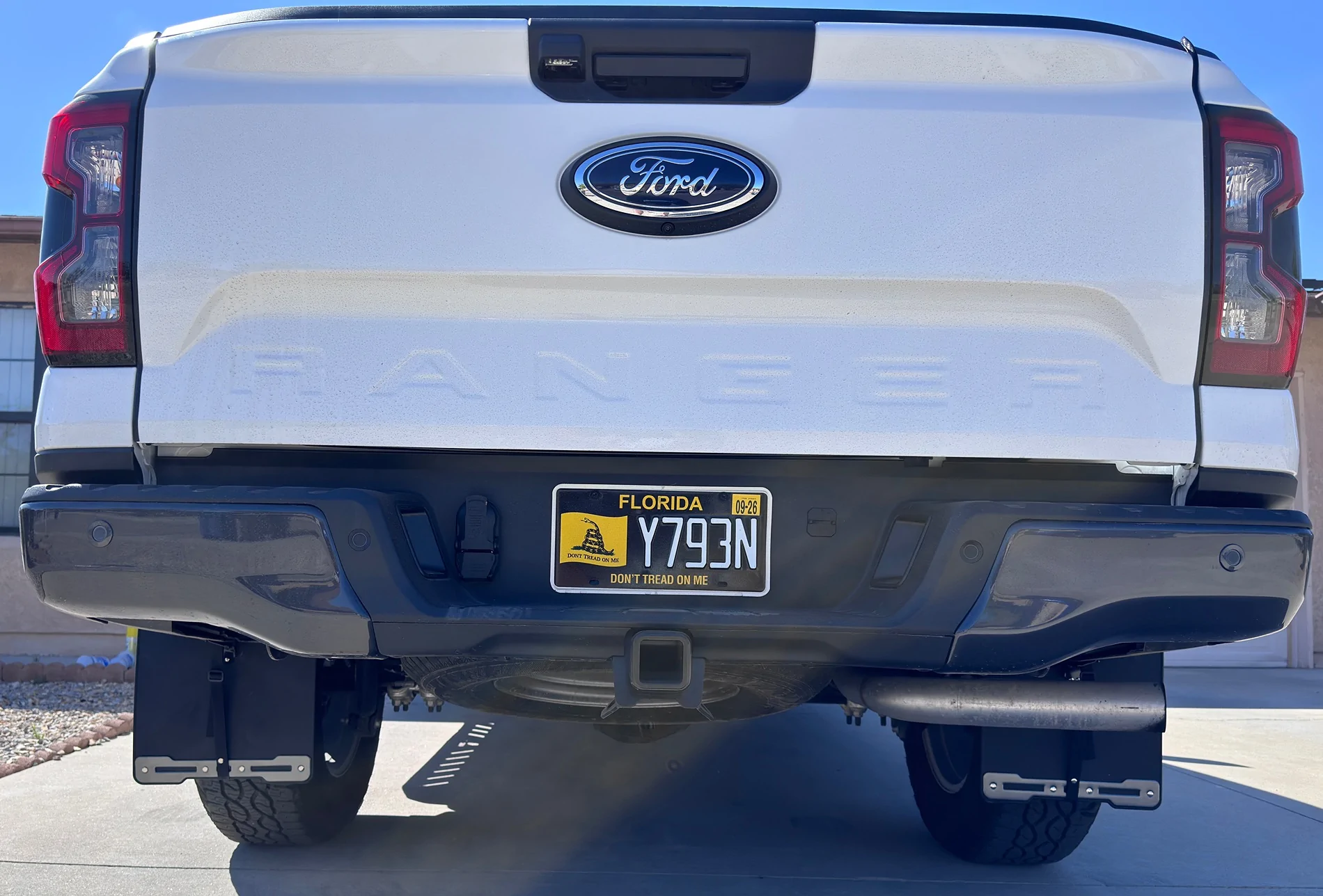 Ford Ranger 2025 Ford Ranger XLT Chinese Mud Flap Installation IMG_6011