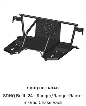 Ford Ranger SDHQ USA - New and Incoming Products rack