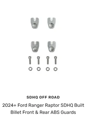Ford Ranger SDHQ USA - New and Incoming Products abs