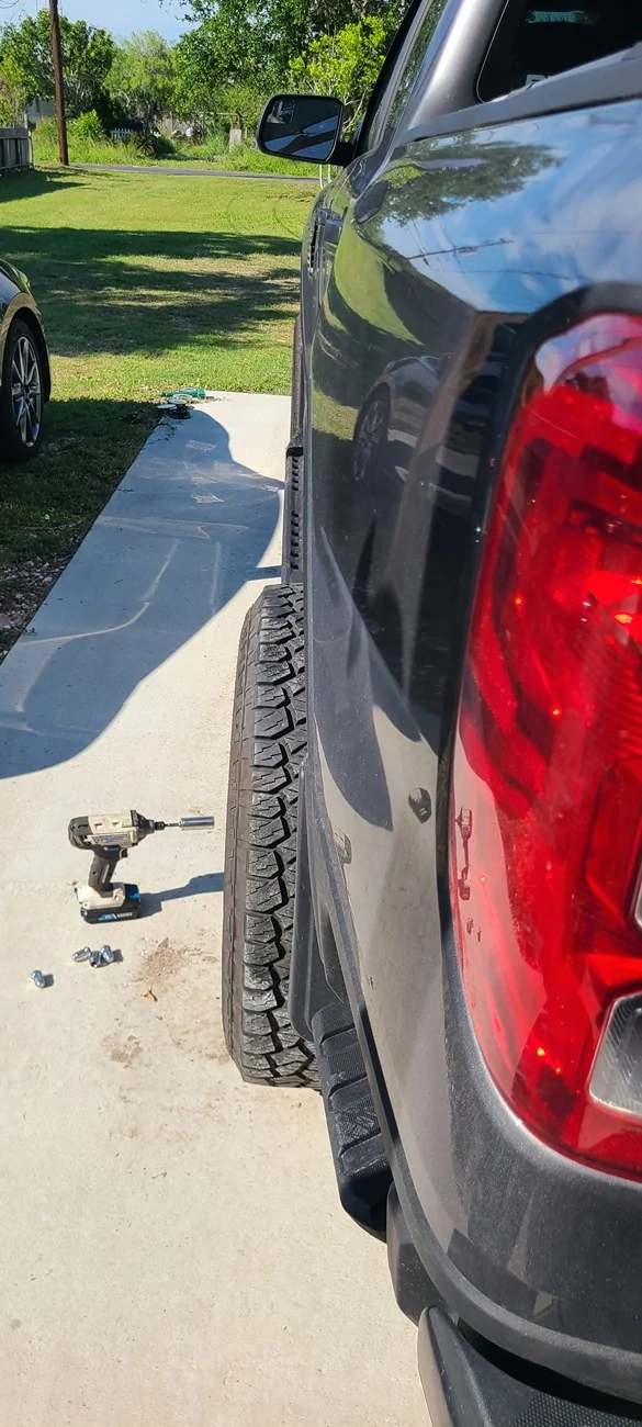 Ford Ranger Visual thread for wheels fitting (explains offsets) 20260512_171219