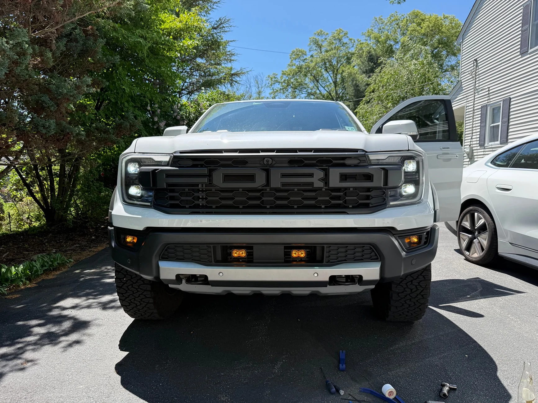 Ford Ranger Custom Fog Light Mount IMG_4505