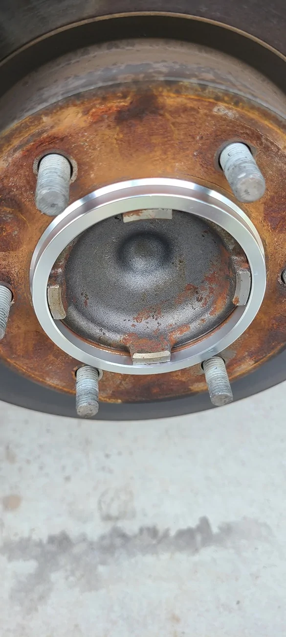 Ford Ranger Hub centric rings for wheels with larger center bore 20260517_103305