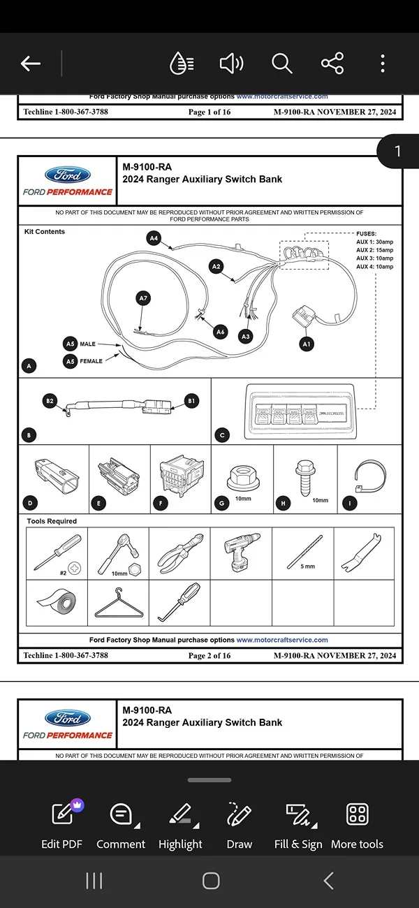 Ford Ranger Ranger Aux Switch Kit M-9100-RA Screenshot_20260518_123438_Adobe Acrobat