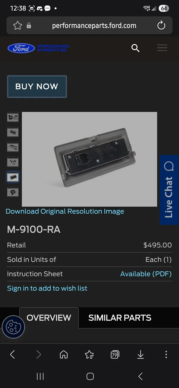 Ford Ranger Ranger Aux Switch Kit M-9100-RA Screenshot_20260518_123845_Samsung Browser