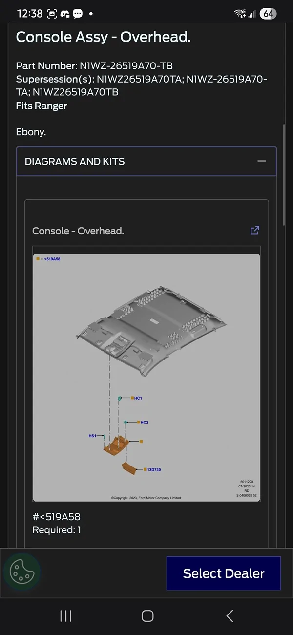 Ford Ranger Ranger Aux Switch Kit M-9100-RA Screenshot_20260518_123825_Samsung Browser
