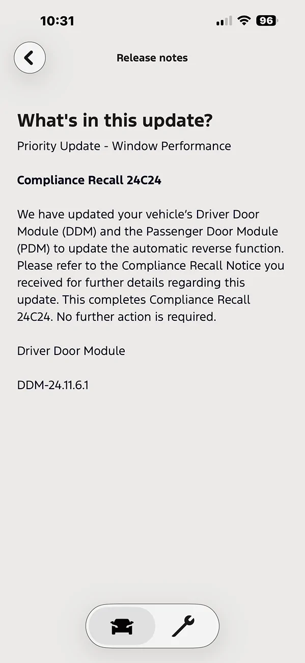 Ford Ranger Door Power Window Recall on 2024 Rangers (per NHTSA) IMG_0725