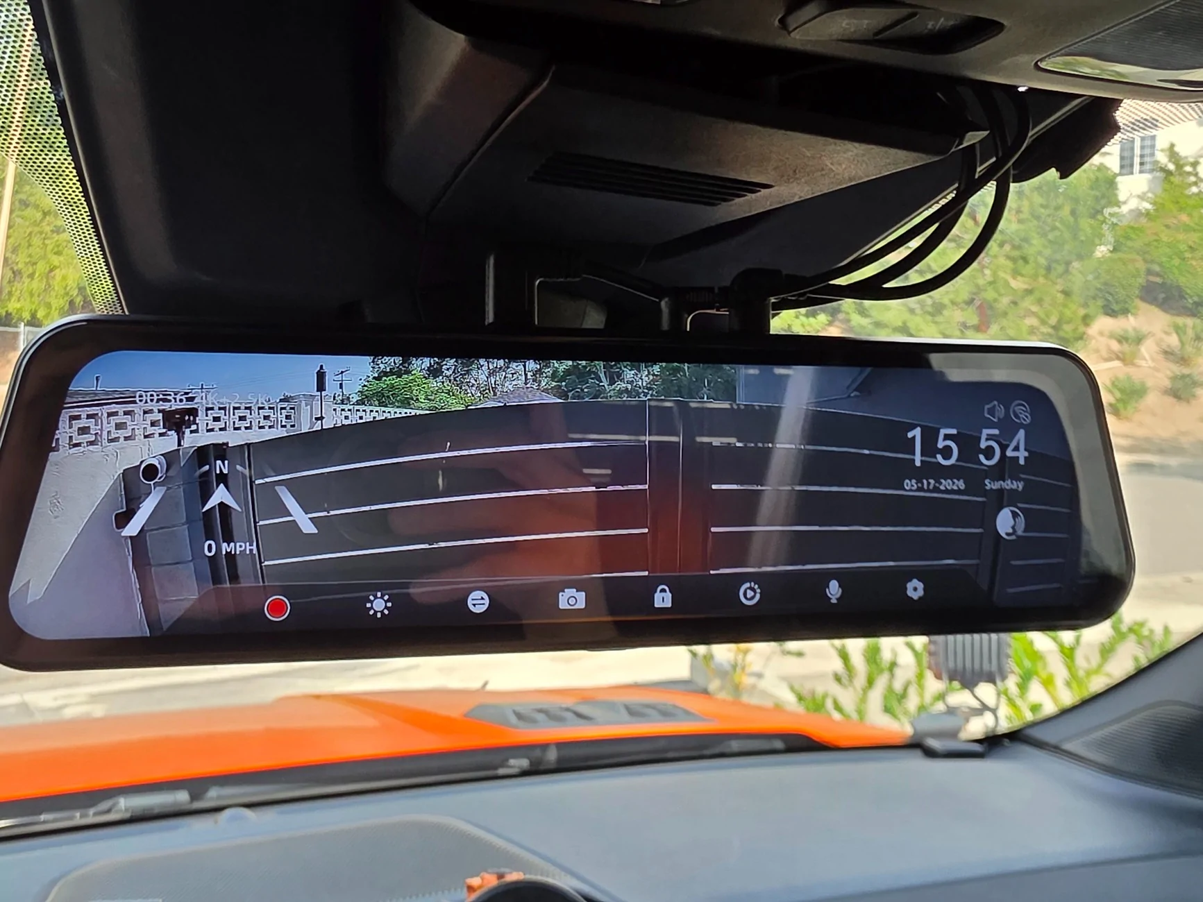 Ford Ranger Sunrise Orange Ranger Raptor Build - Orange County Test Rear Camera