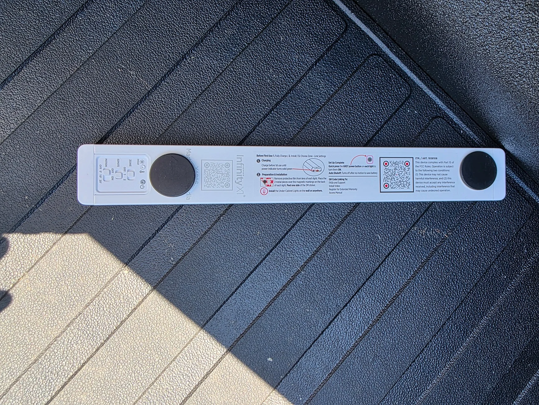 Ford Ranger Bed lighting upgrade w/ cabinet light strips from Costco 20260519_121419