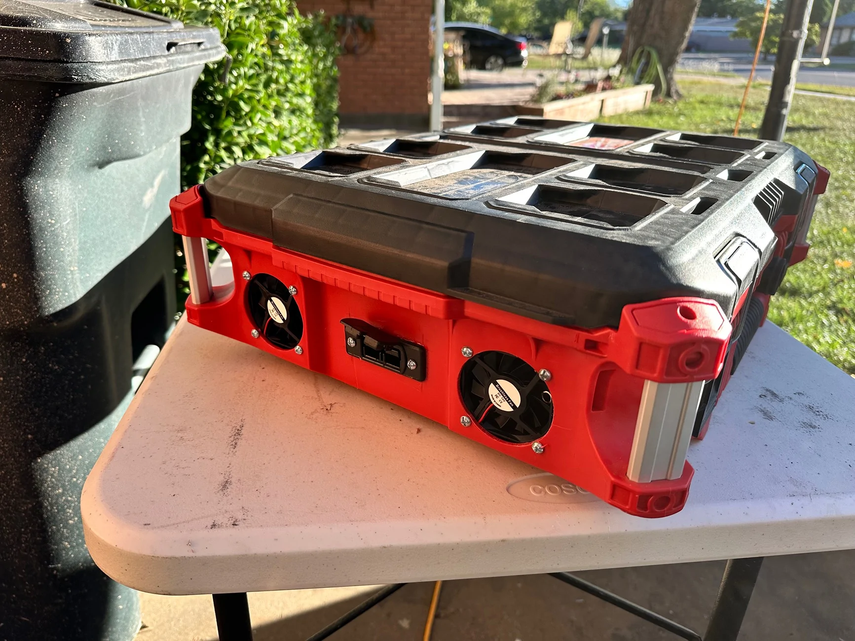 Ford Ranger ARB On Board Air Compressor Install in bed w/ molle panel IMG_1240