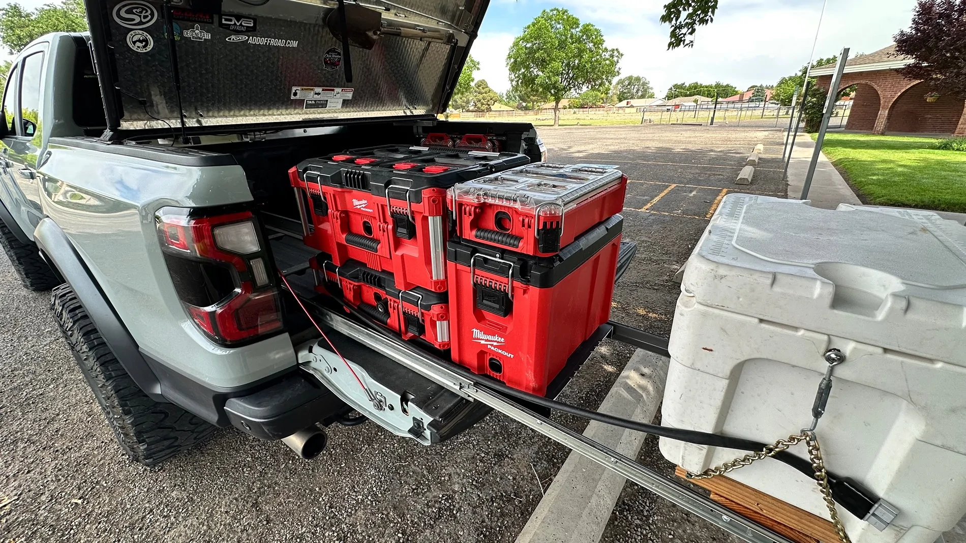 Ford Ranger ARB On Board Air Compressor Install in bed w/ molle panel IMG_2016