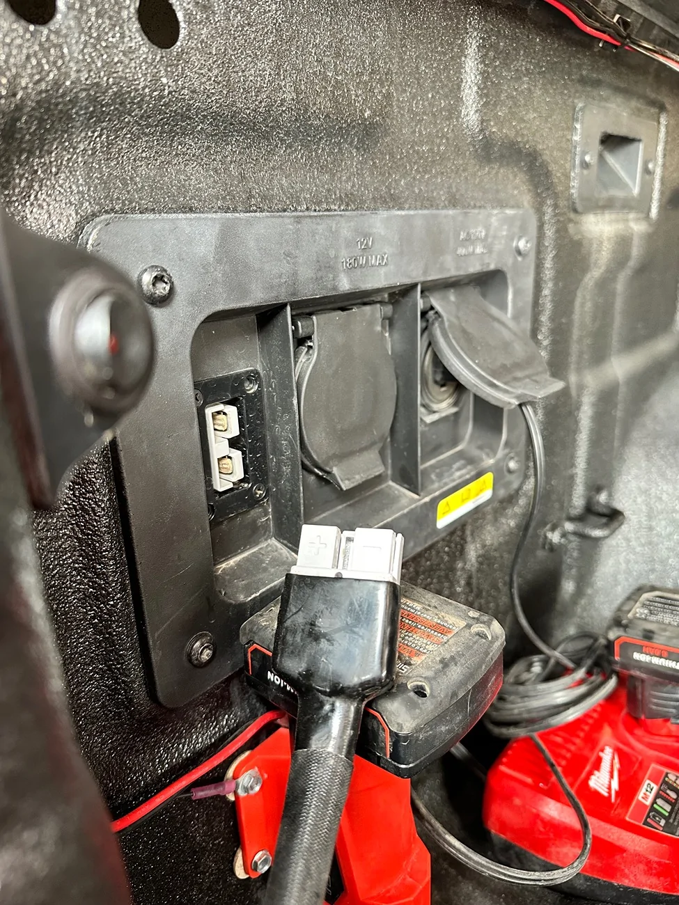 Ford Ranger ARB On Board Air Compressor Install in bed w/ molle panel IMG_2038