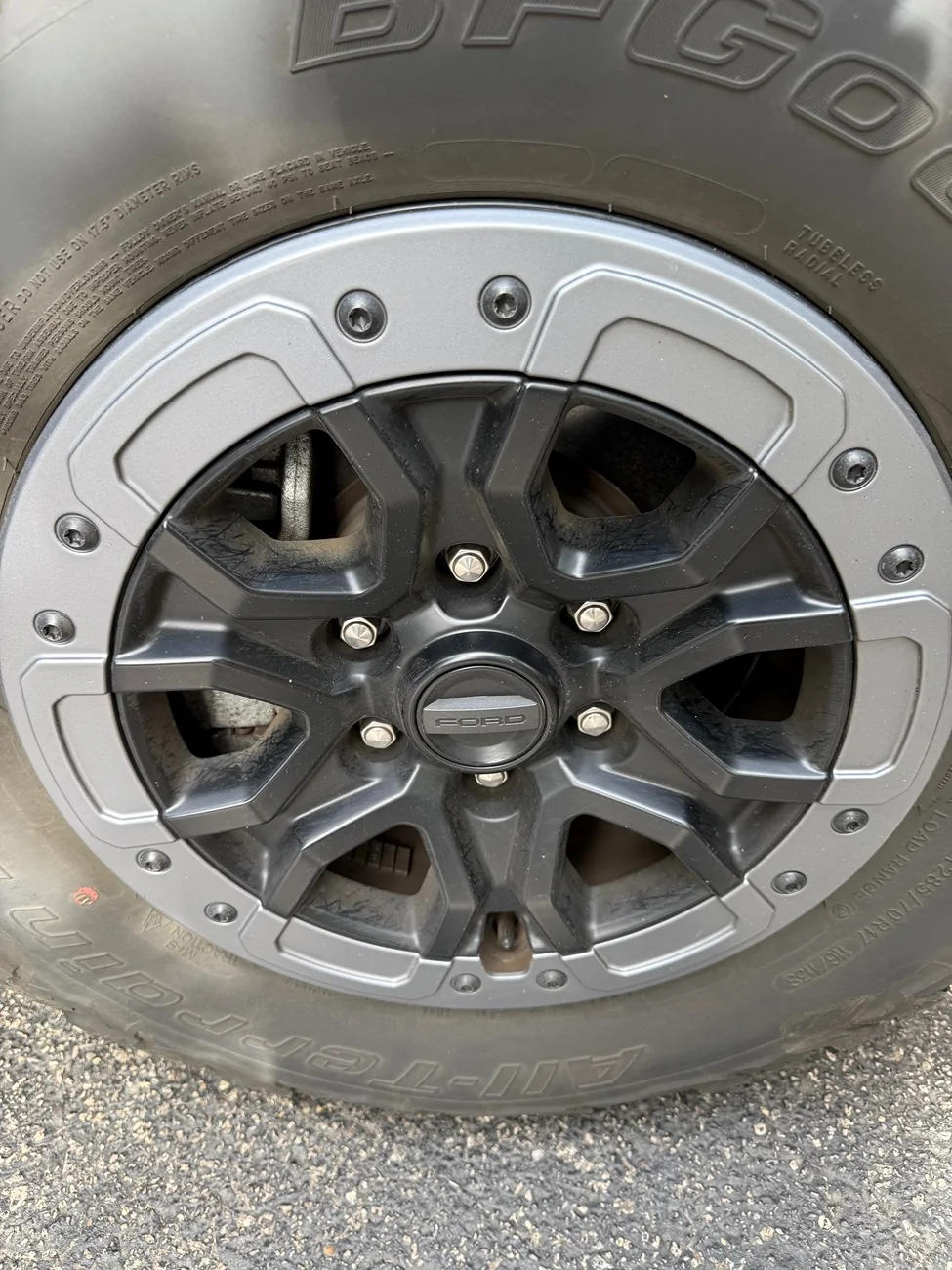Ford Ranger Factory bead lock capable wheels for sale IMG_9232
