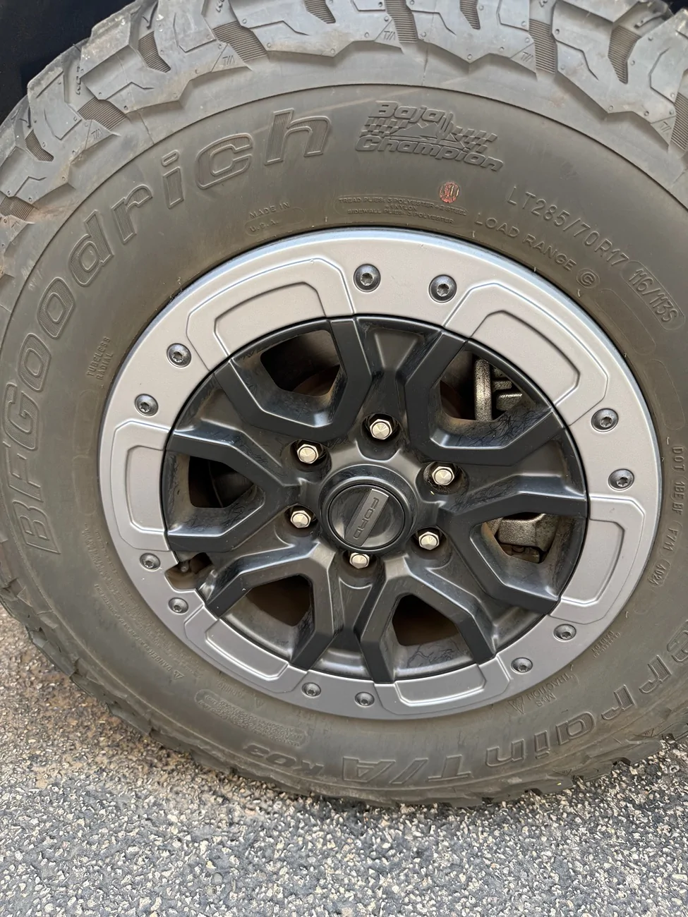 Ford Ranger Factory bead lock capable wheels for sale IMG_9230