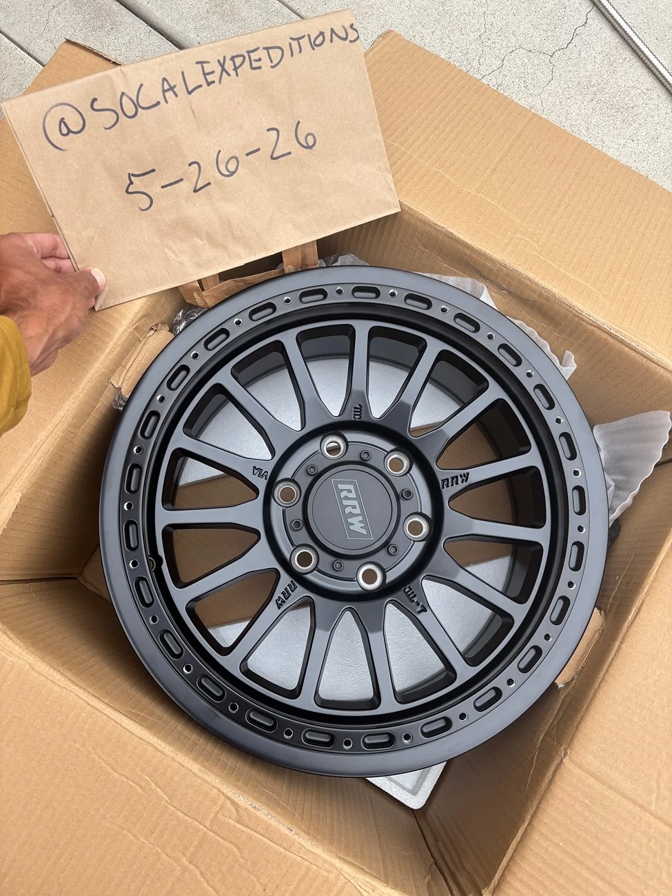 Ford Ranger CA - (5) Race Relation Wheels RR7-H - Matte Black IMG_0816