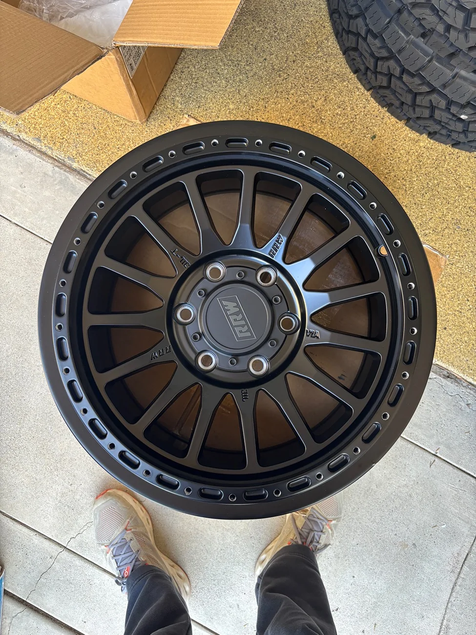 Ford Ranger CA - (5) Race Relation Wheels RR7-H - Matte Black IMG_0811