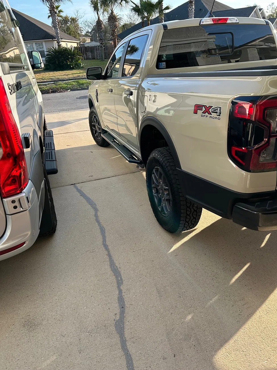 Ford Ranger Running board/step board for 2026 XLT Sport ranger rocksliders 2