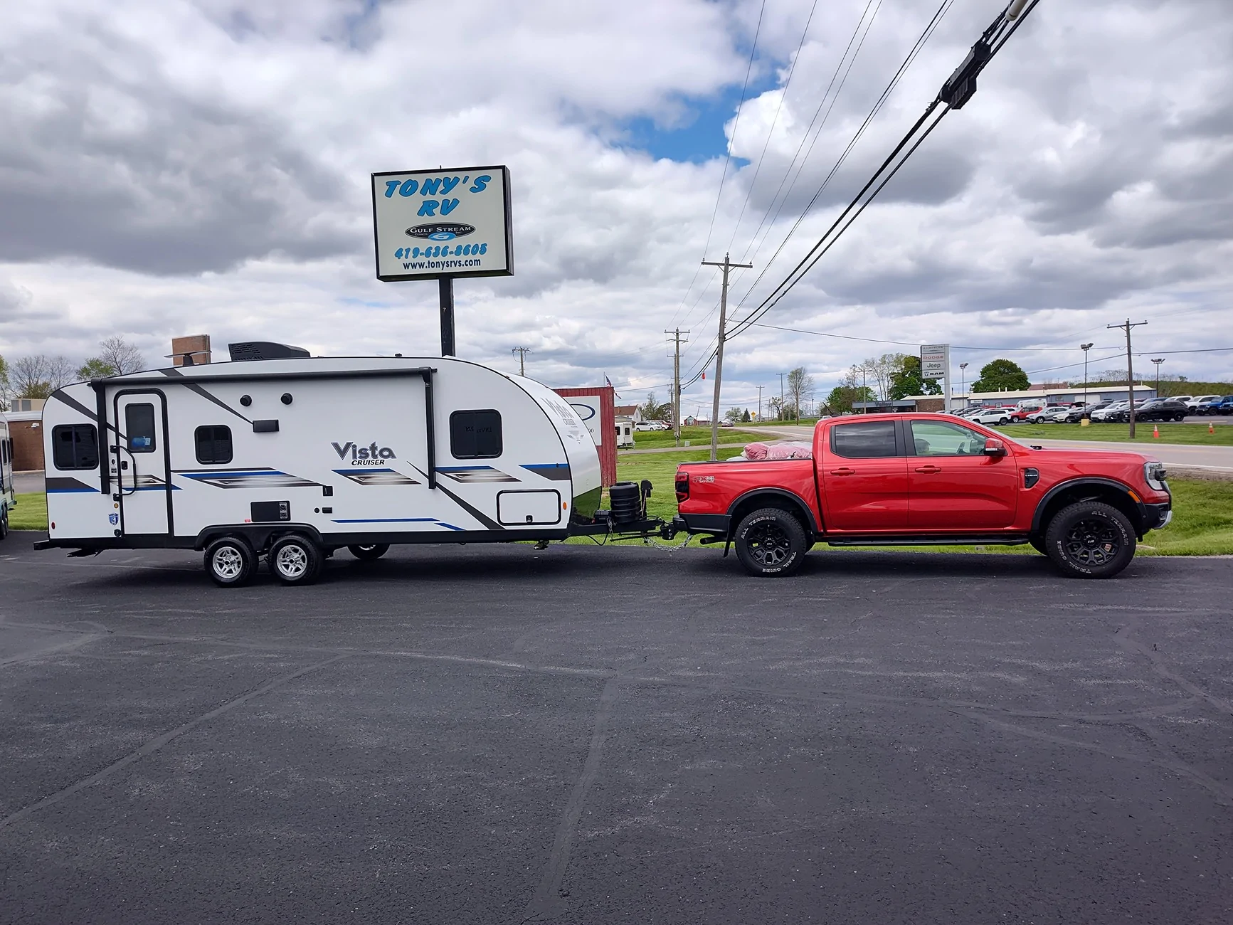 Ford Ranger Towing 4500-5000# camper - my experience 1000000421