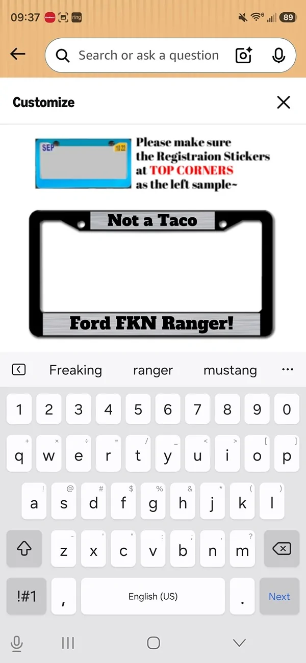 Ford Ranger Just purchased a new Ranger Raptor Screenshot_20260529_093705_Amazon Shopping