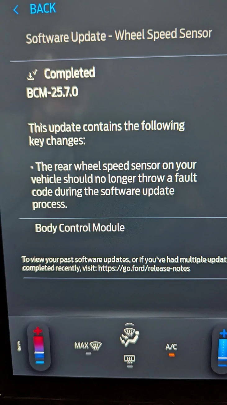 Ford Ranger BCM-25.7.0 Body Control Module Update PXL_20260528_182154817