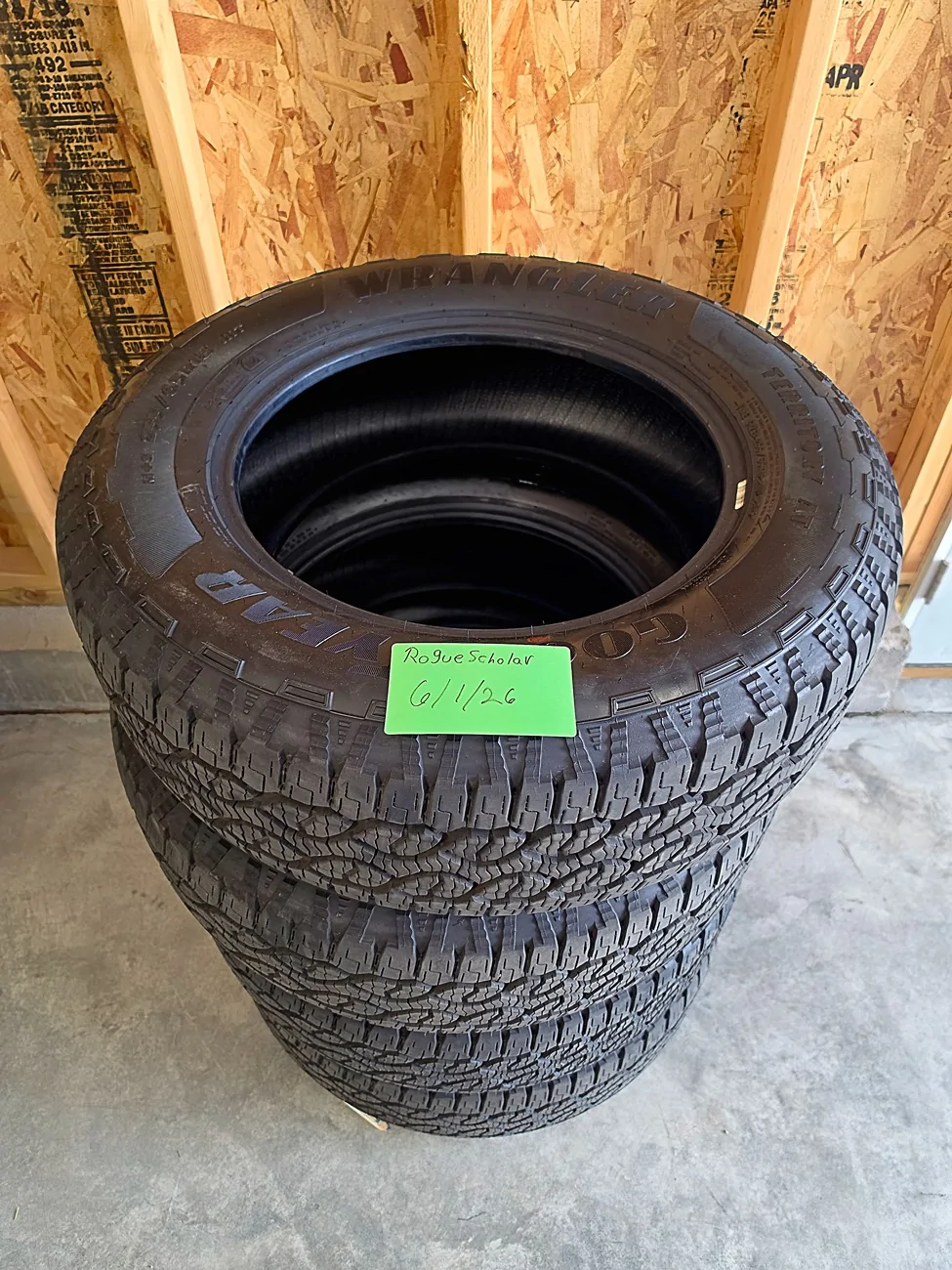 Ford Ranger Goodyear Wrangler Territory All-terrain Tires 255/265/R18 61770