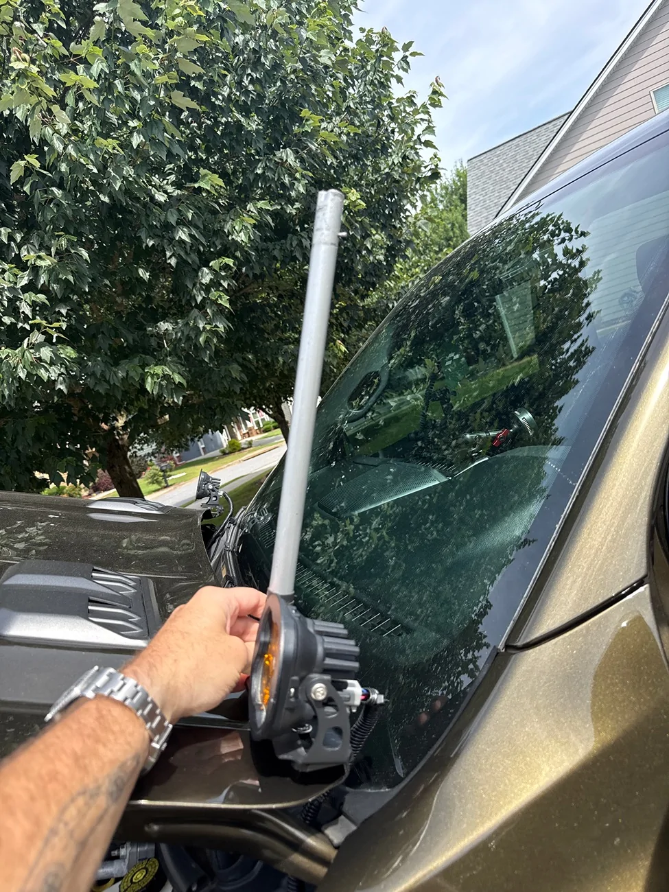 Ford Ranger Upgrade Your 2024+ Ford Ranger with Modular A-Pillar Light & Antenna Mounts (by American Adventure Lab) imag