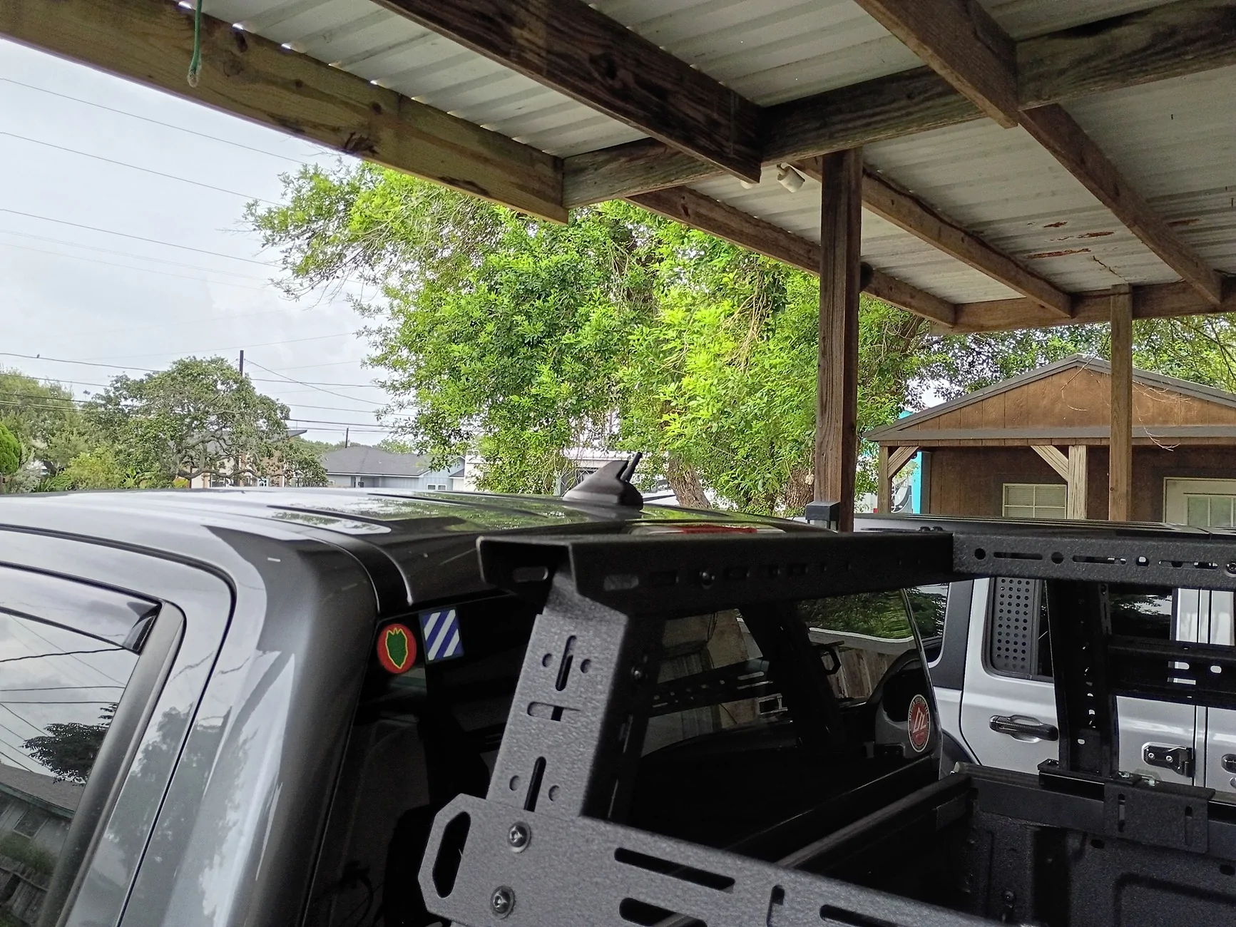 Ford Ranger Monoking overlanding bed rack installed IMG_20260607_175402296_HDR