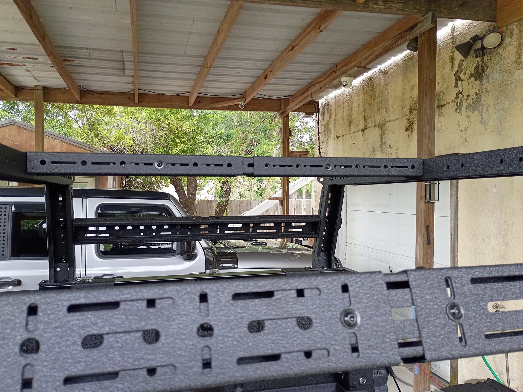 Ford Ranger Monoking overlanding bed rack installed IMG_20260607_175356409_HDR