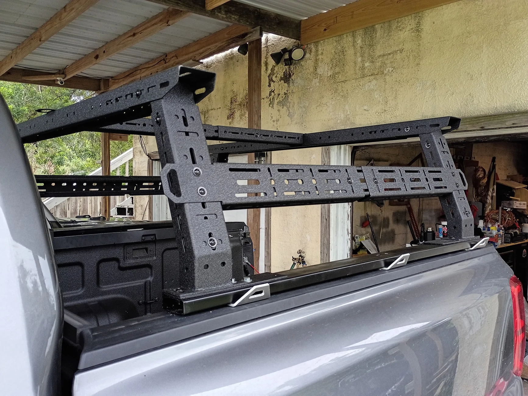 Ford Ranger Monoking overlanding bed rack installed IMG_20260607_175350255_HDR