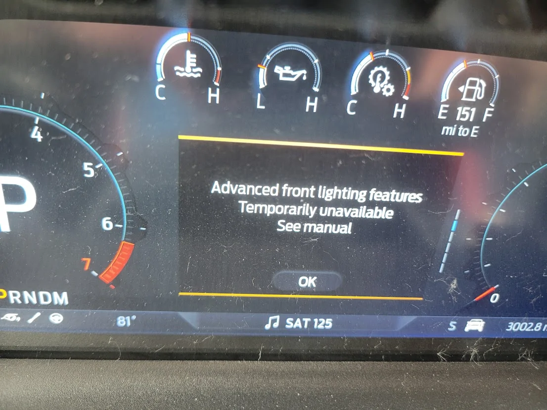 Ford Ranger Advanced Front Lighting Features Temporarily Unavailable 1781050167824-tg