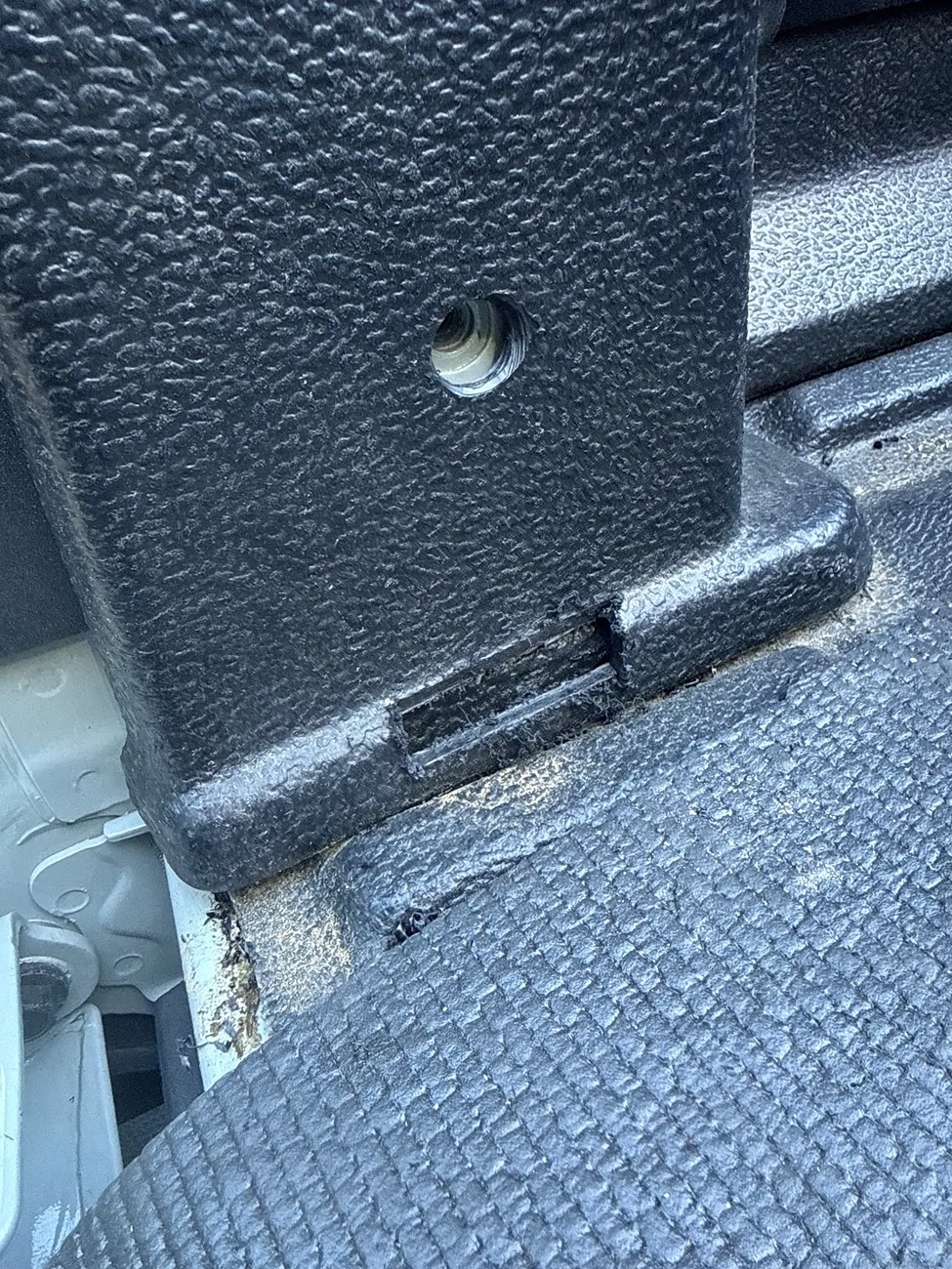 Ford Ranger Installed the Ford swing out toolbox over my modular bed liner today IMG_4032