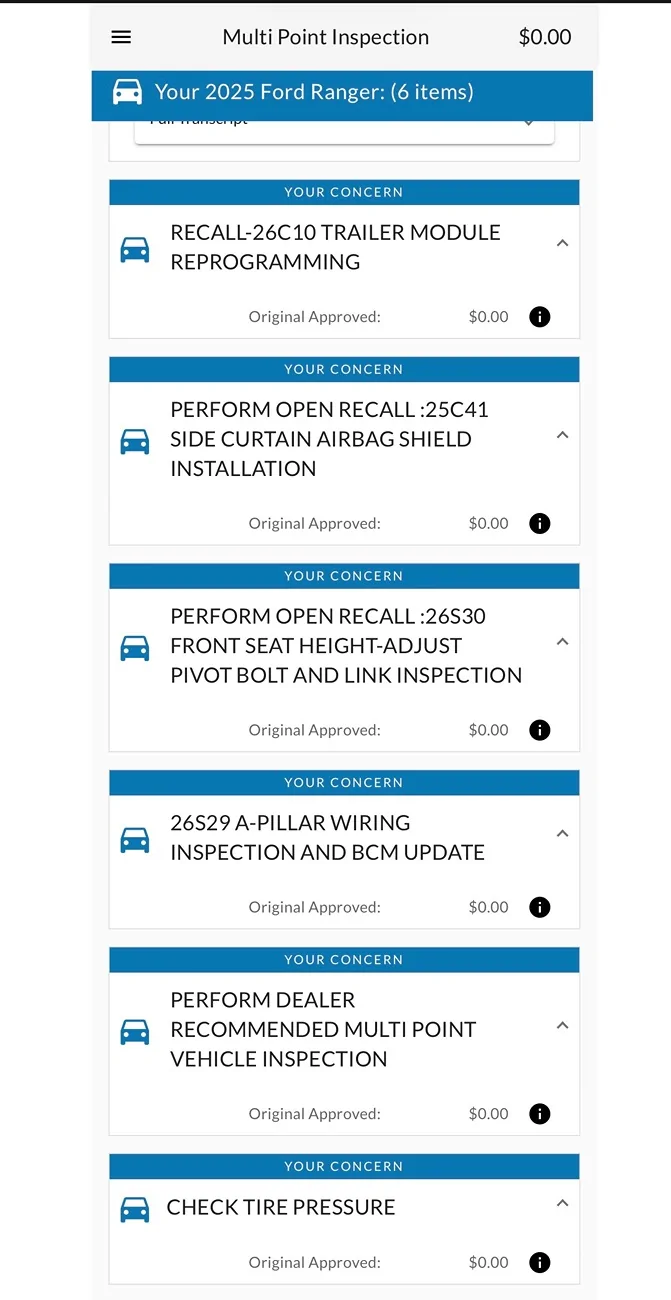 Ford Ranger A-Pillar Wiring Inspection and BMC Update Recall IMG_0399