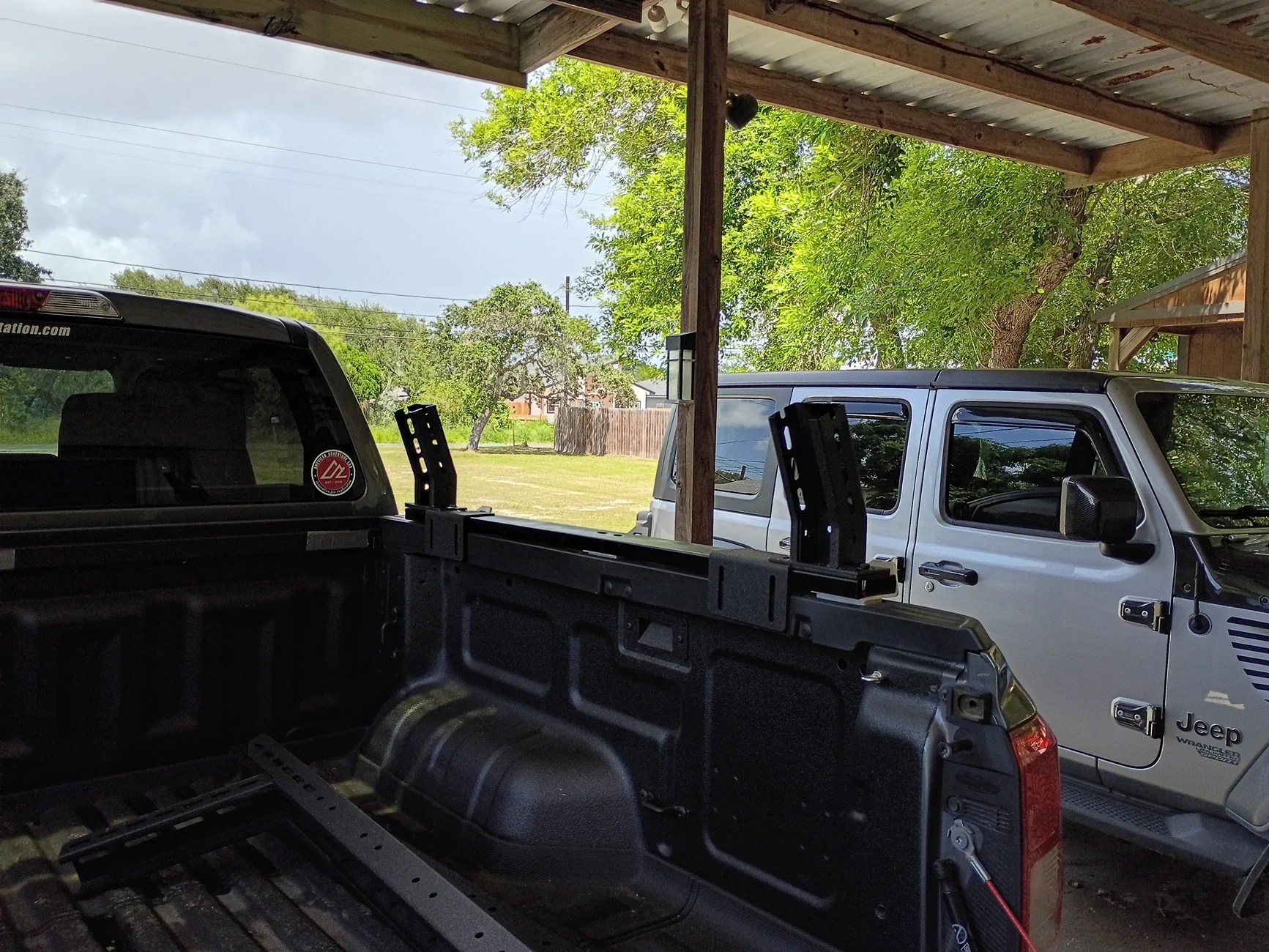 Ford Ranger Monoking overlanding bed rack installed IMG_20260612_151252254_HDR