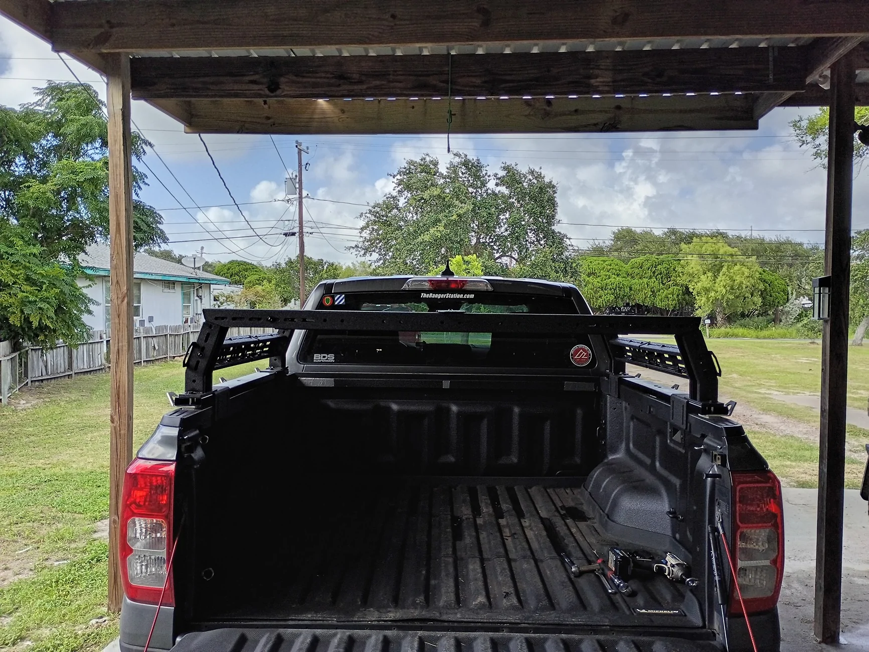 Ford Ranger Monoking overlanding bed rack installed IMG_20260612_162317678_HDR