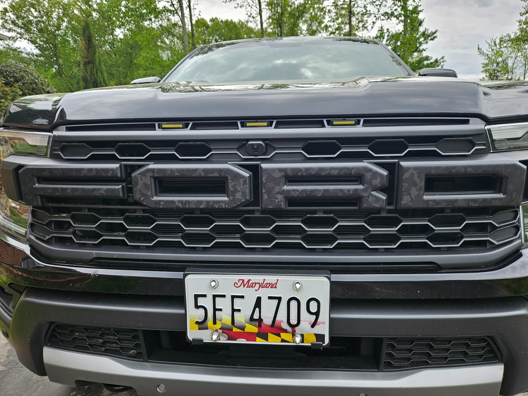 Ford Ranger Installed Tukskinz Raptor emblem and tailgate inserts 20260422_113054