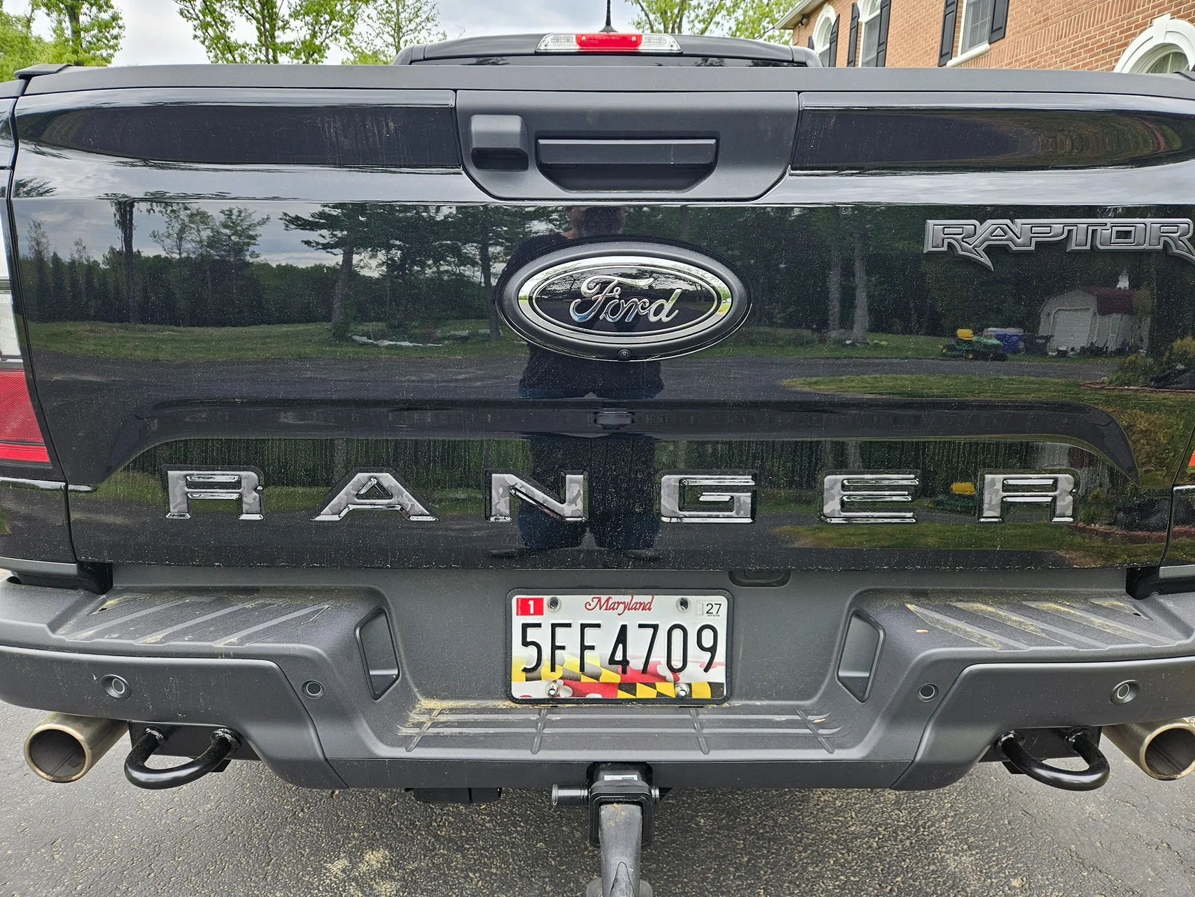 Ford Ranger Installed Tukskinz Raptor emblem and tailgate inserts 20260422_113118